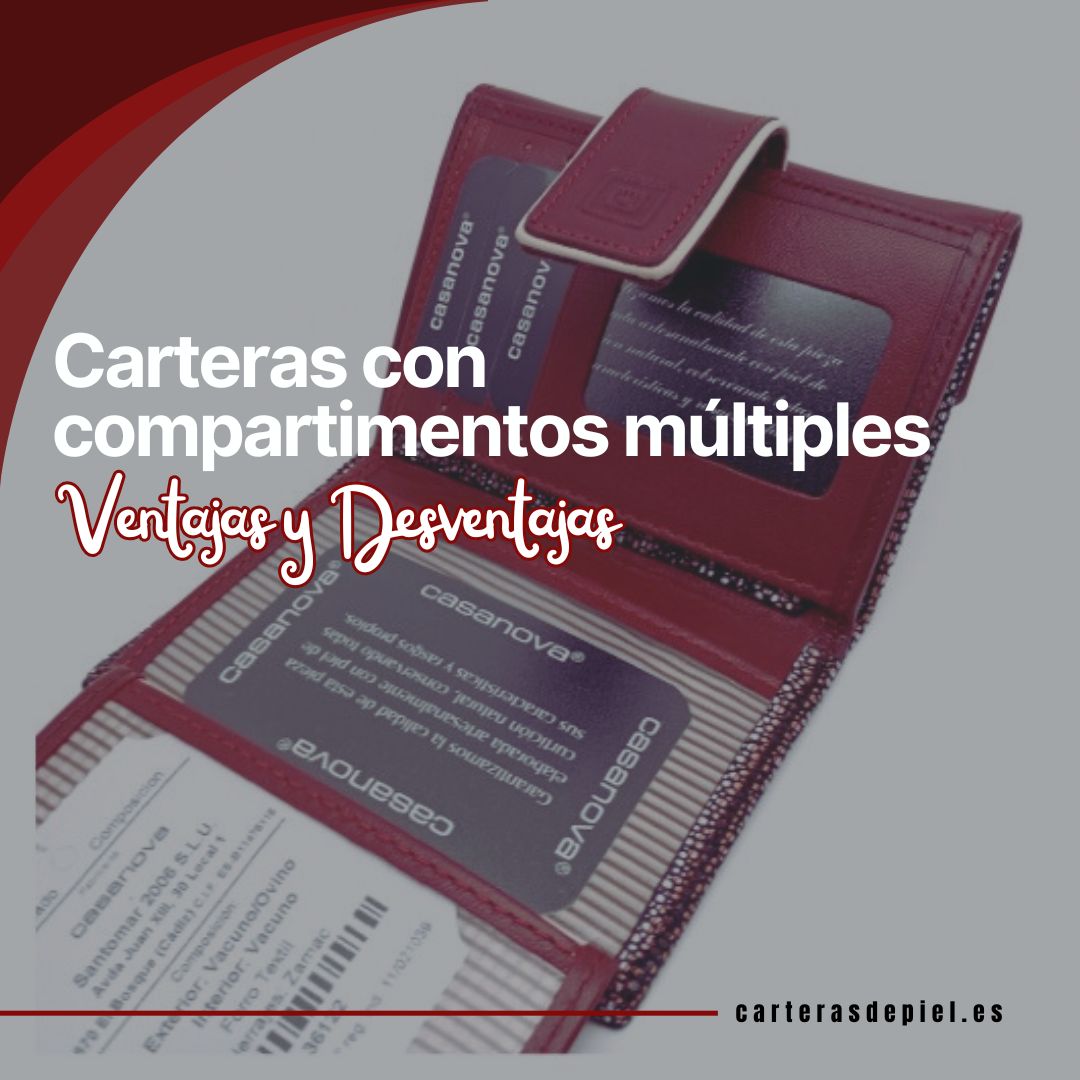 Carteras con compartimentos múltiples: ventajas y desventajas